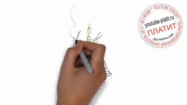Как нарисовать поэтапно красную шапочку из сказки за 36 секунд смотреть онлайн