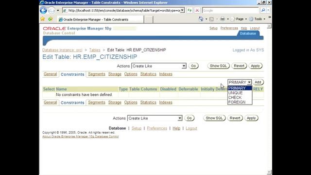 Oracle 10g Course - 4. Creating Database Objects смотреть онлайн