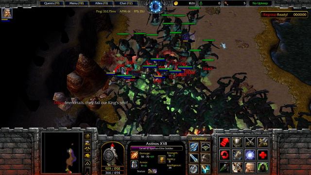Warcraft 3 : Customs Game #01 - 300 Spartans смотреть онлайн