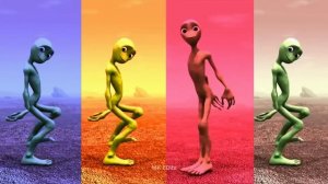 Alien dance VS Funny alien VS Dame tu cosita VS Funny alien dance VS Green alien dance VS Dance
