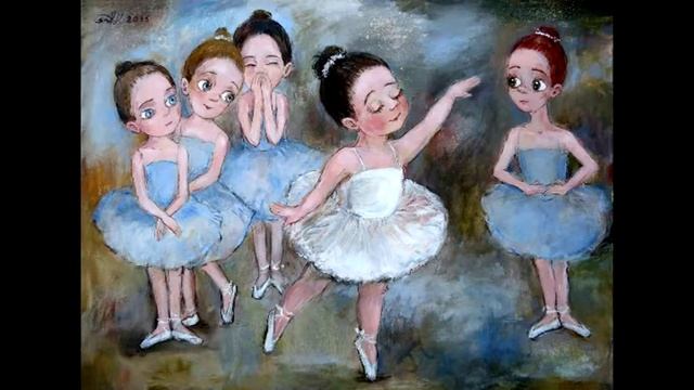 "Балерина" Из цикла "Поэтические зарисовки Елены Куракиной по мотивам картин Нино Чакветадзе" смотреть онлайн
