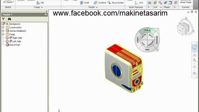 Autodesk inventor modellere degisik acilardan bakmak смотреть онлайн