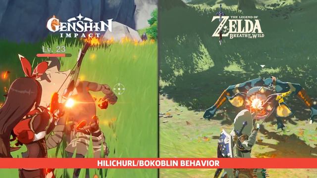 Genshin Impact vs. Zelda: Breath of the Wild - 20 Biggest Similarities смотреть онлайн