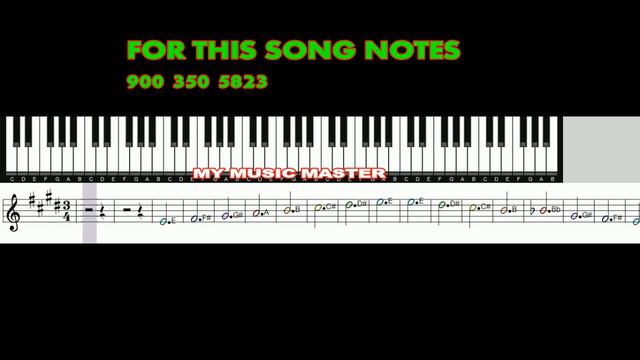 கண்மணியே காதல் என்பது / CLASSICAL AND WESTERN NOTES /MY MUSIC MASTER смотреть онлайн