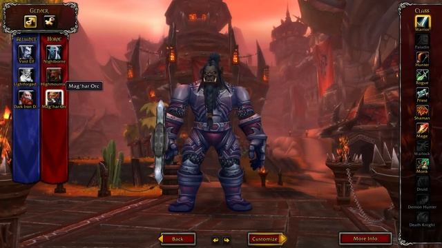 New Dark Iron Dwarf & Mag'Har Orc Detailed Preview - WoW Battle for Azeroth смотреть онлайн