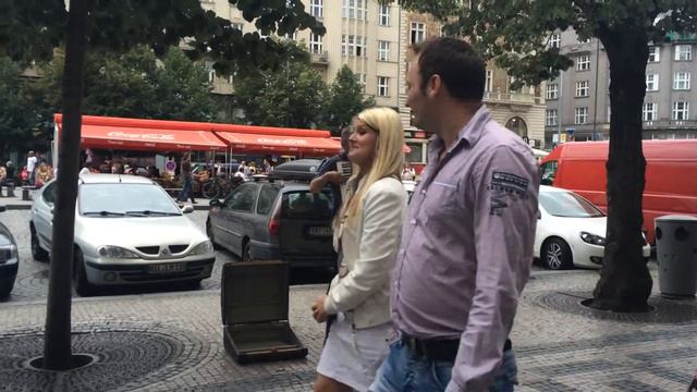 Гимн Российской Федерации в центре Праги смотреть онлайн