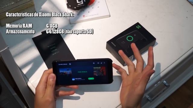 Xiaomi Black Shark! O Melhor Smartphone Gamer! 8GB RAM 128GB ROM Snapdragon 845 смотреть онлайн