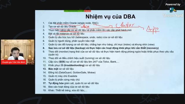Khai giảng khóa học Oracle DBA Enterprise A-Z смотреть онлайн