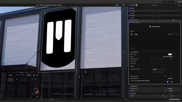 UI and Planar Tracking in FCP — mTracker Surface Basics Tutorial — MotionVFX смотреть онлайн
