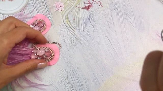 Серьги с перьями мастер-класс | Серьги своими руками | DIY earrings смотреть онлайн