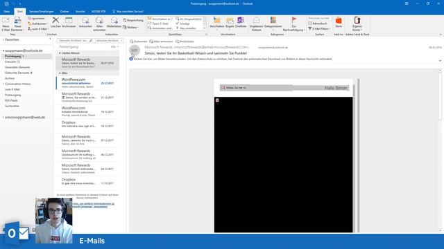 Microsoft Outlook (Grundkurs) Für Anfänger | Microsoft Office Tutorial Serie смотреть онлайн