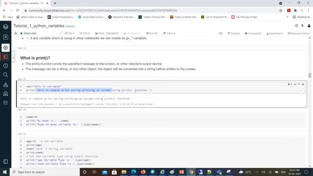 Python for Data Engineering 2 : Introduction To Python Variables , String format function смотреть онлайн
