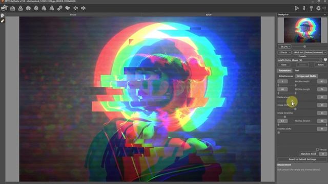 How to Create a Glitch Art Effect in AKVIS ArtSuite (Tutorial) смотреть онлайн