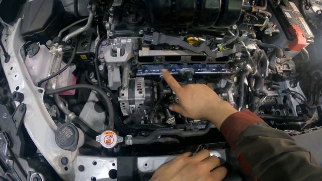 Замена форсунок непосред.впрыска TOYOTA Rav4 50 a25a смотреть онлайн