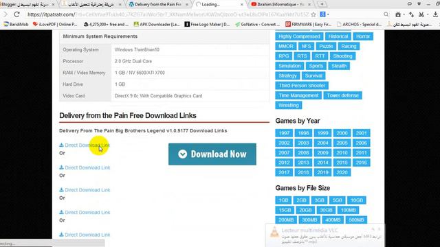 طريقة إحترافية لتحميل الألعاب game بحجم صغير جدا للحاسوب смотреть онлайн