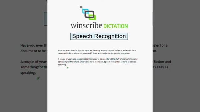 Winscribe Speech Recognition (WSR) смотреть онлайн