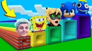 ДЛИННЫЕ КРУГЛЫЕ ТОННЕЛИ В МАЙНКРАФТ ЗОМБАК