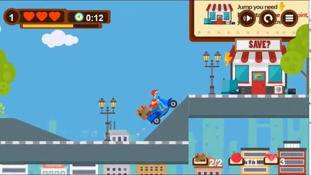 Dob5 Crazy Courier Rider Game Walkthrough Video смотреть онлайн