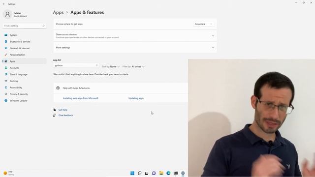 python was not found run without arguments to install from the microsoft store смотреть онлайн