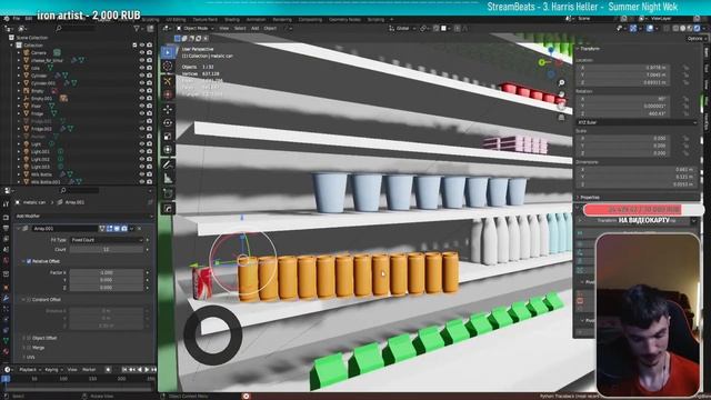 МОДЕЛИМ ПРОДУКТЫ в ПЯТЁРОЧКЕ в Blender смотреть онлайн
