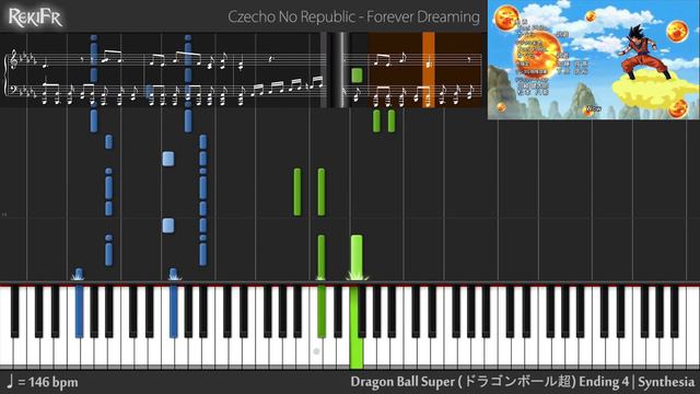 【TV】Dragon Ball Super Ending 4 - Forever Dreaming (Piano) смотреть онлайн