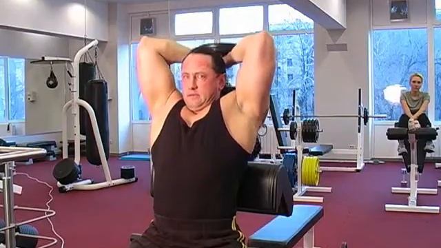 Разгибание рук на блоке смотреть онлайн