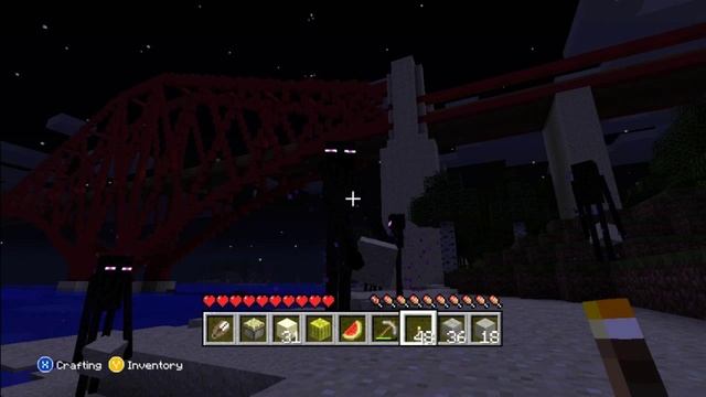 Minecraft Xbox 360 update (1.8.2) - first screenshots Endermen Abandoned Mineshafts and Silverfish смотреть онлайн