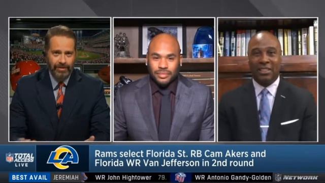 Steve Smith reacts Colts select WR Michael Pittman Jr & RB Jonathan Taylor NFL Total Access смотреть онлайн
