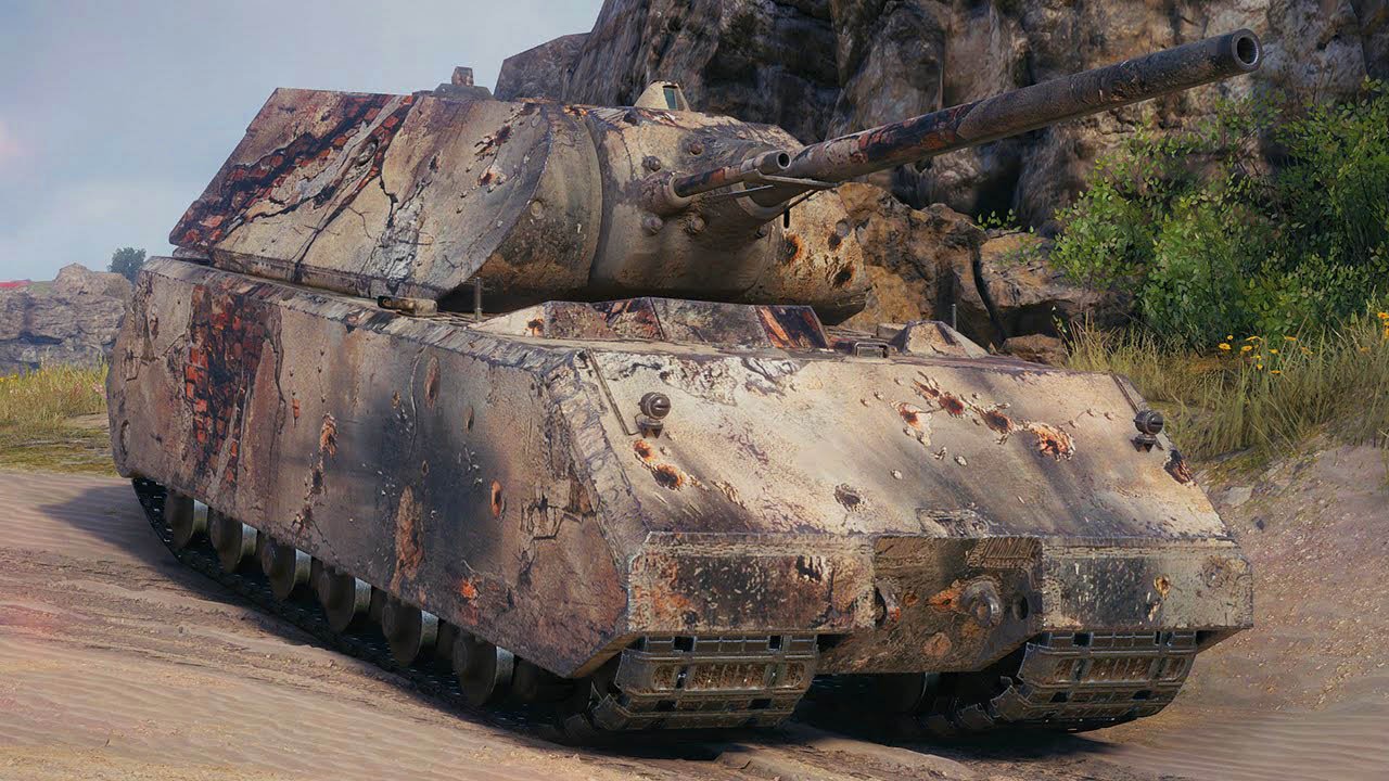 Maus - В ОЖИДАНИИ РЕКОШЕТА... ТАНКИ НА СКАЛАХ - 11 Кил 11,9К Дамаг (1 ПРОТИВ 5) смотреть онлайн