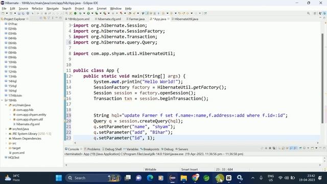 How to update record in hibernate || Shyam Sundar смотреть онлайн