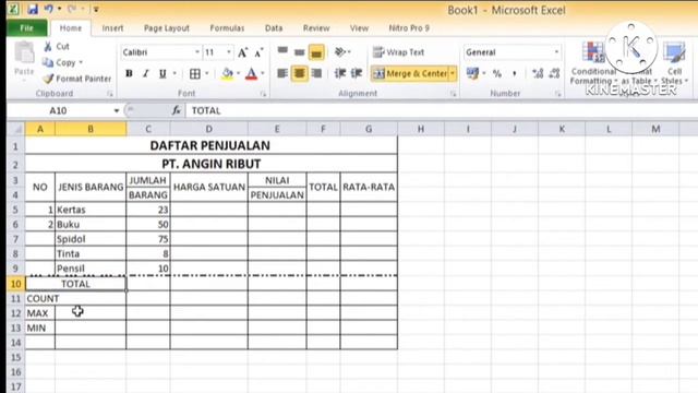 Cara Membuat Tabel di Excel смотреть онлайн