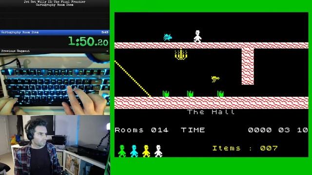 Jet Set Willy 2 (ZX Spectrum) - Cartography Room Item speedrun in 3:32 (WR) смотреть онлайн