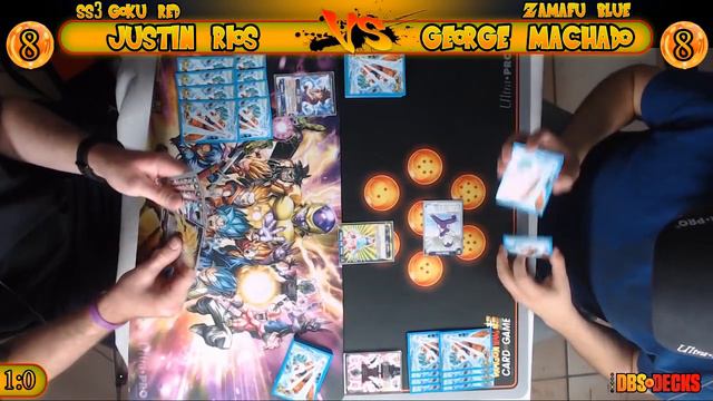 PPG Battle Series Blue Zamafu Machado vs SS3 Goku Red Justin смотреть онлайн