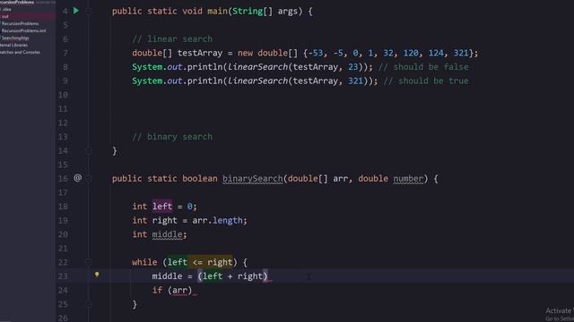 ASMR coding linear search and binary search смотреть онлайн