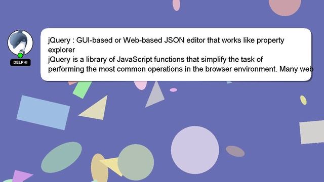 jQuery : GUI-based or Web-based JSON editor that works like property explorer смотреть онлайн