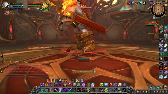 WoW - Halls of Valor dungeon solo (Mythic) - Odyn defeated! смотреть онлайн