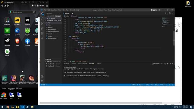 ? #Python-ADB Sử dụng Def,While True,Try để làm auto vòng lập nhiều tác vụ смотреть онлайн