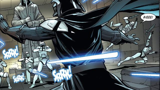 Darth Vader's GREEN LIGHTSABER - Star Wars Canon Explained смотреть онлайн