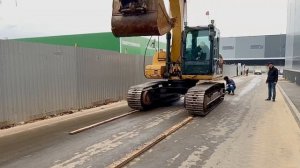 Полное видео передвижения гусеничного экскаватора CAT319D LN @mister.mechanic