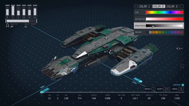Starfield - Starship Construction - Part Colorization смотреть онлайн