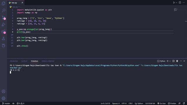 Python Matplotlib Tutorial #3 | How to use Bar graph using Matplotlib | Analyzing Data смотреть онлайн
