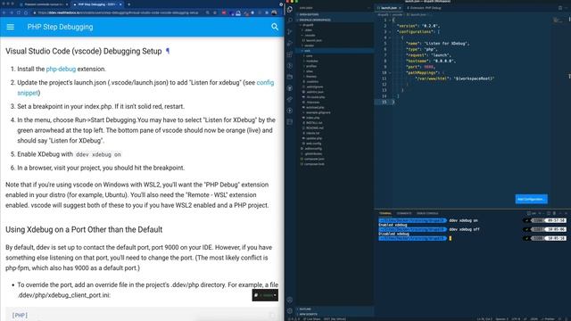 Configure VSCode with XDebug смотреть онлайн