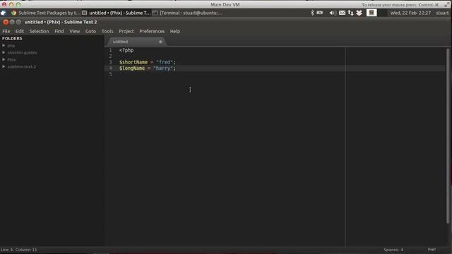 Sublime Text 2 For PHP Development: Alignment Plugin смотреть онлайн