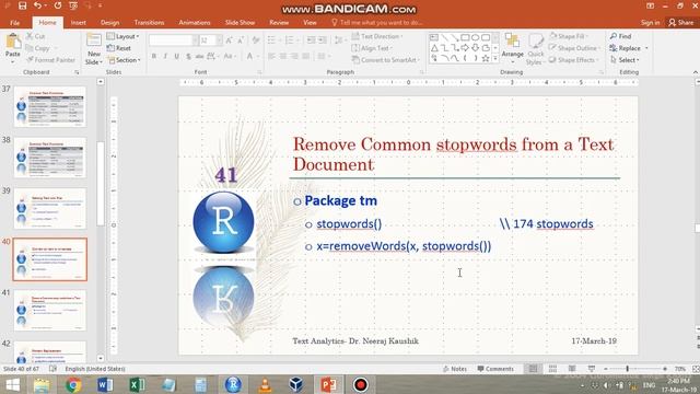 Text Analytics-9 Removing Stopwords смотреть онлайн