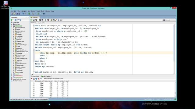 ORACLESQL31 - isleaf dla klauzul with i connect by смотреть онлайн