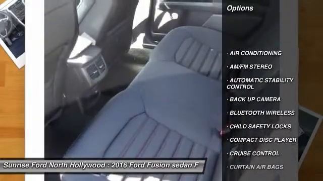 2016 Ford Fusion North Hollywood,Los Angeles,San Fernando Valley,Glendale,Burbank M61380 смотреть онлайн