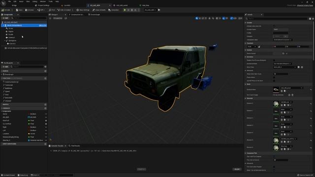 Фары у автомобиля (UE4, UE5)