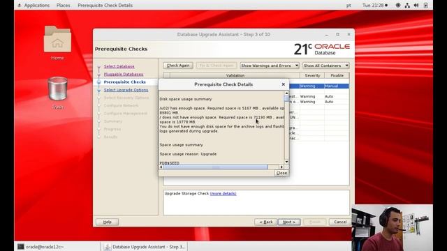 Upgrade Oracle: Do 19c Para 21c - Com CDB utilizando o DBUA смотреть онлайн
