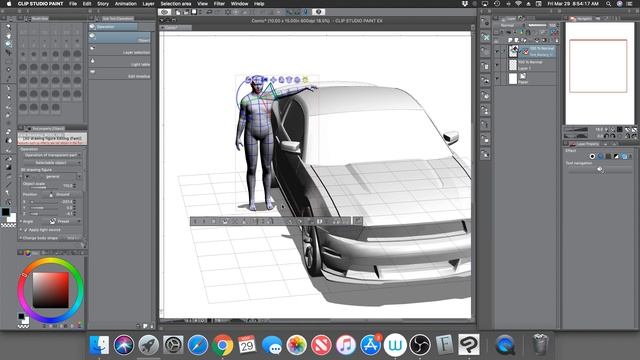 [Clip Studio] Import 3D Models and Extract Line Art смотреть онлайн