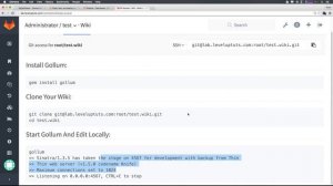 GitLab CE Tutorial #7 - Wiki Management For Better Docs